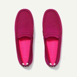 Rothy’s The Driver Loafers Women’s Size 9.5 Raspberry Pink Slip On Retired